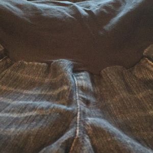 Dark wash denim capris size large